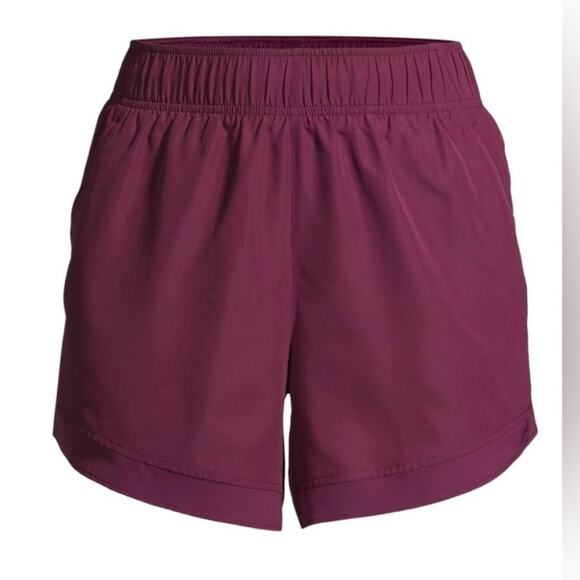 NWT Athletic Works Purple Burgundy Plum Running Exercise Shorts Size 1X - Picture 3 of 14